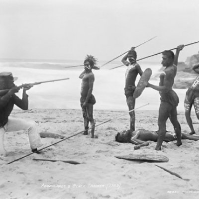 Part of the Wild Australia exhibition: Tamarama Beach, December 1892. Photograph by Kerry & Co. Tyrell Collection: Museum of Applied Arts and Sciences.